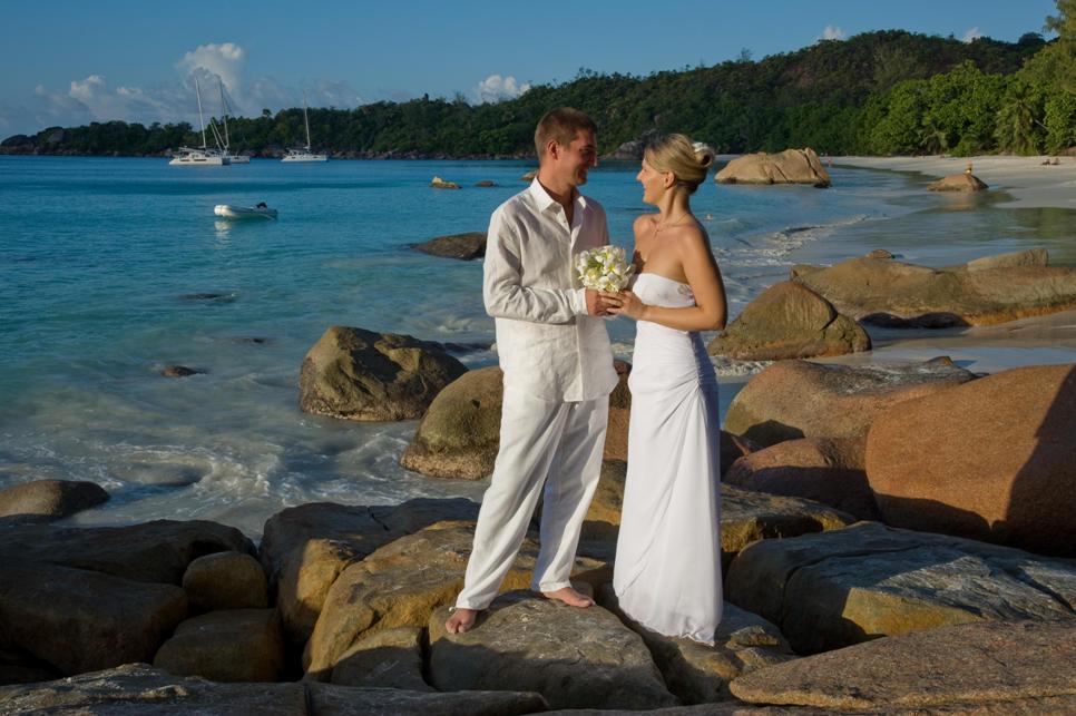 Photo Mariage aux Seychelles de Charlène & Thomas